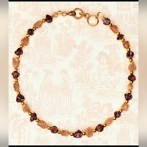 Rough Ruby & Strawberry Quartz Necklace Prescription For Increasing Confidence